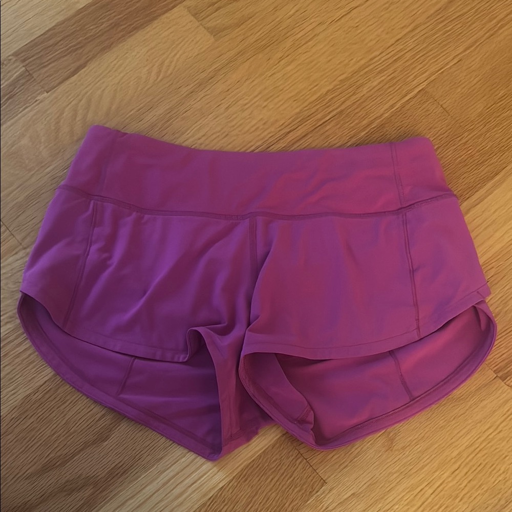 Lululemon Athletica Pink Athletic shorts